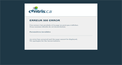 Desktop Screenshot of passerelle.centris.ca